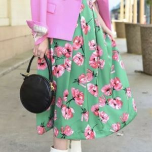 Springtime Poppy Skirt - Floral